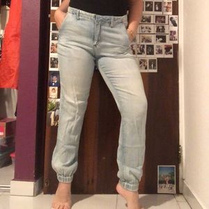 Denim pants jogger style